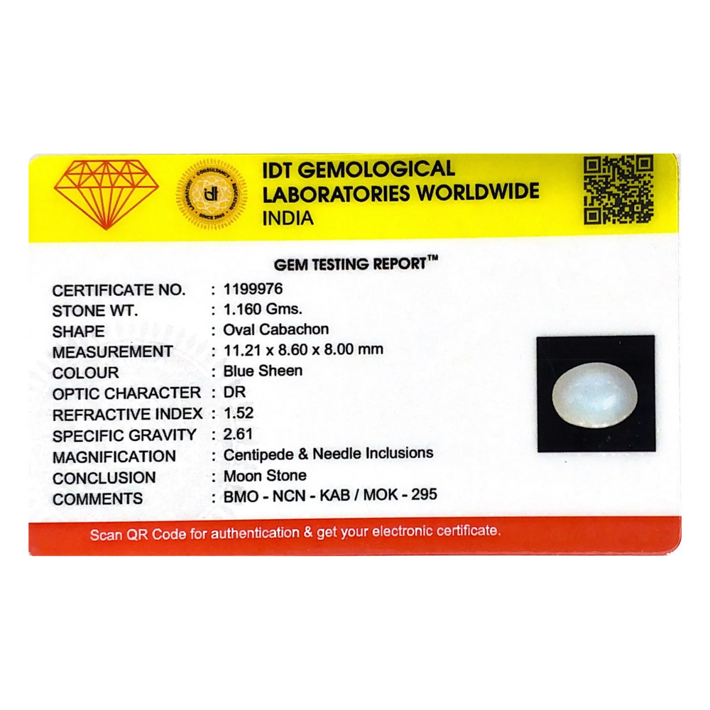 Blue Moonstone - 5.8 Carat