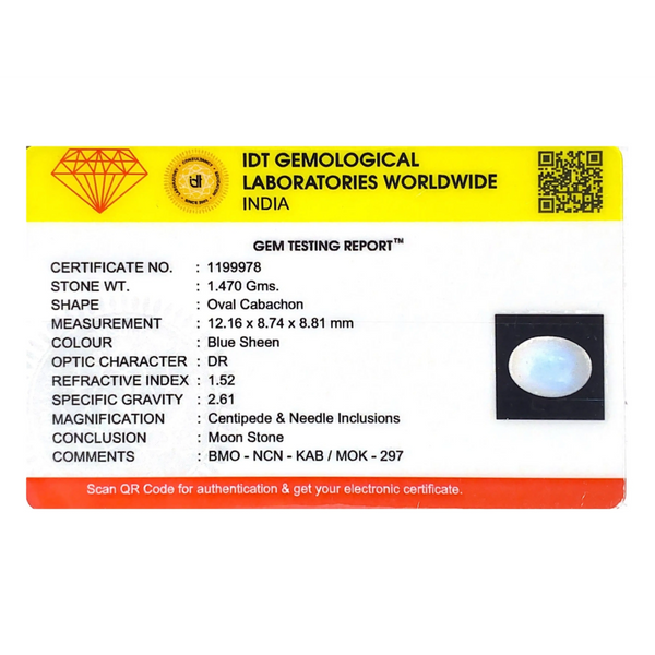 Blue Moonstone - 7.35 Carat
