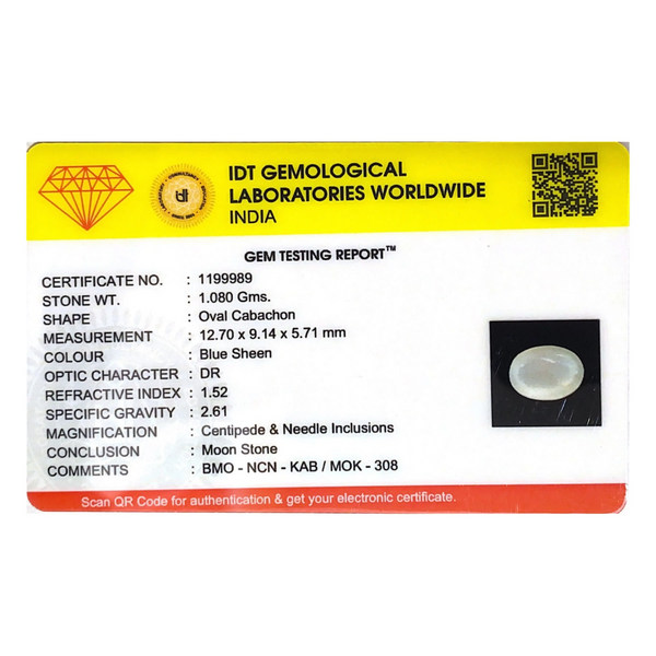 Blue Moonstone - 5.4 Carat