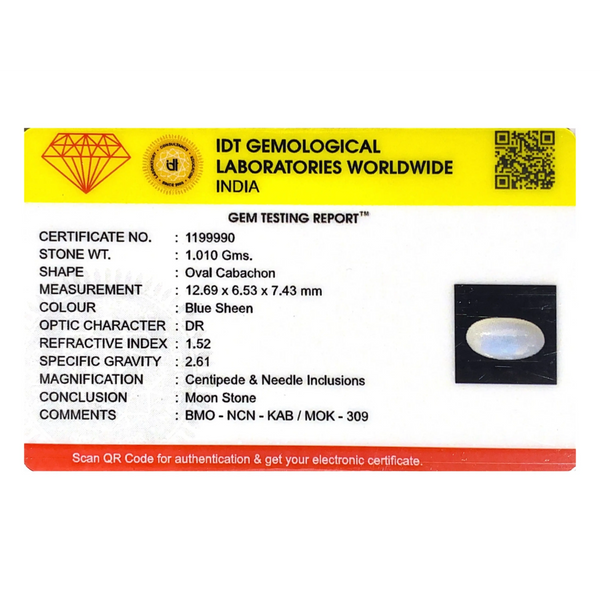 Blue Moonstone - 5.05 Carat
