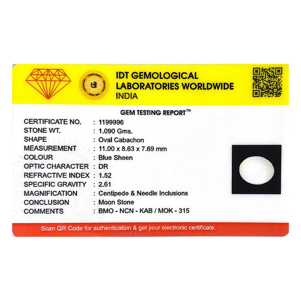 Blue Moonstone - 5.45 Carat