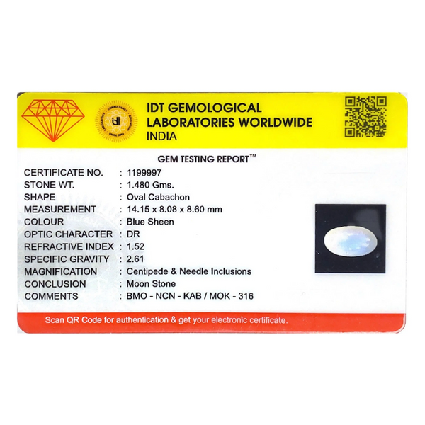Blue Moonstone - 7.4 Carat