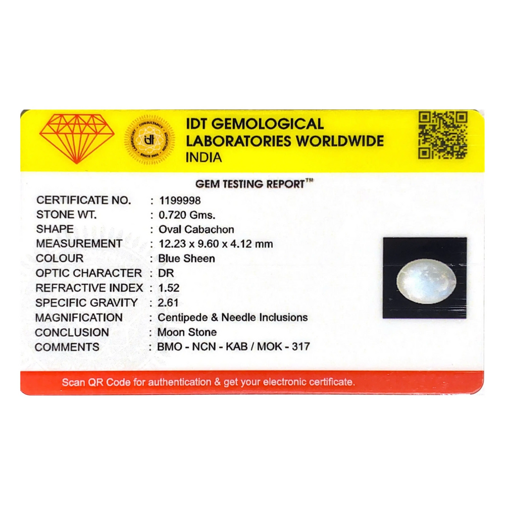 Blue Moonstone - 3.6 Carat