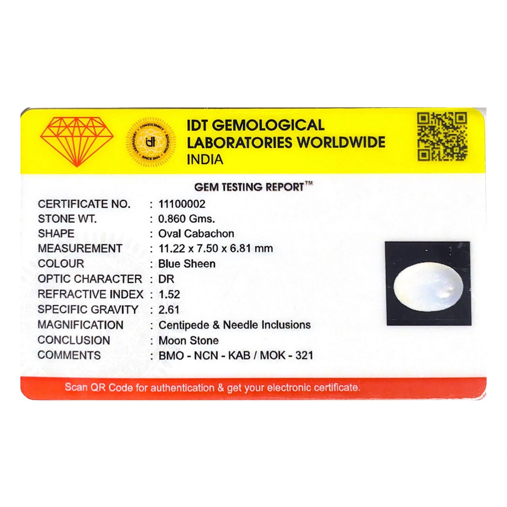 Blue Moonstone - 4.3 Carat