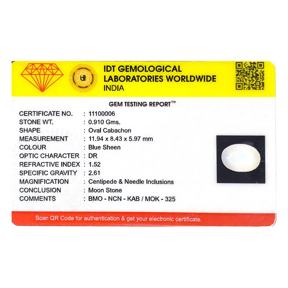 Blue Moonstone - 4.55 Carat