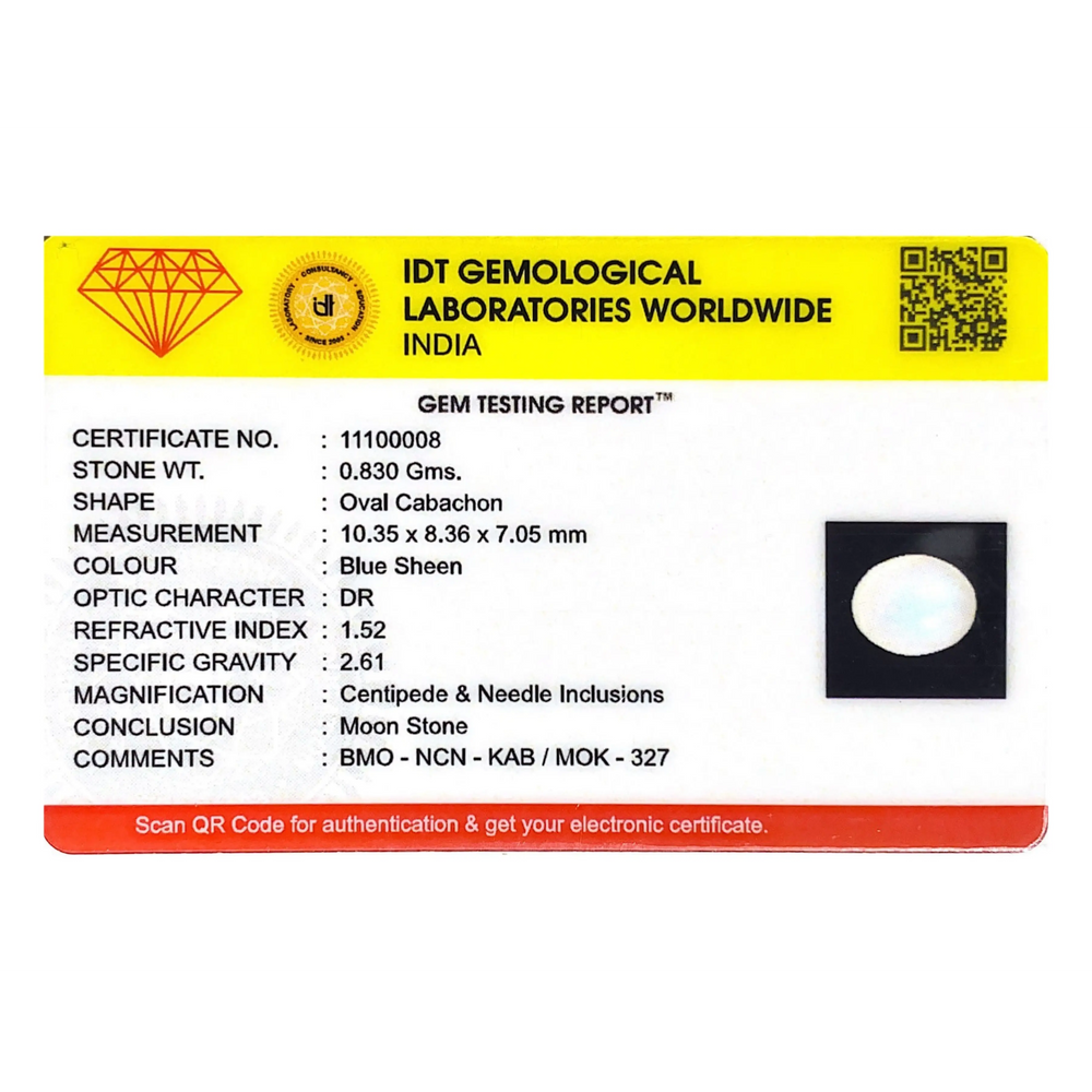 Blue Moonstone - 4.15 Carat