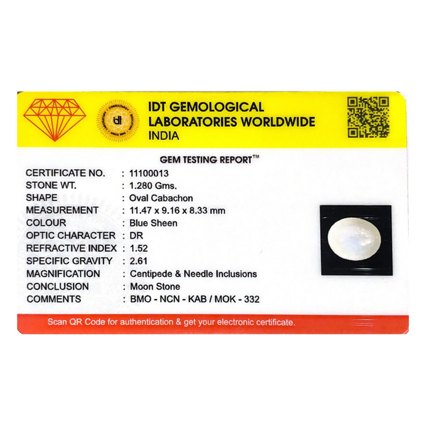 Blue Moonstone - 6.4 Carat