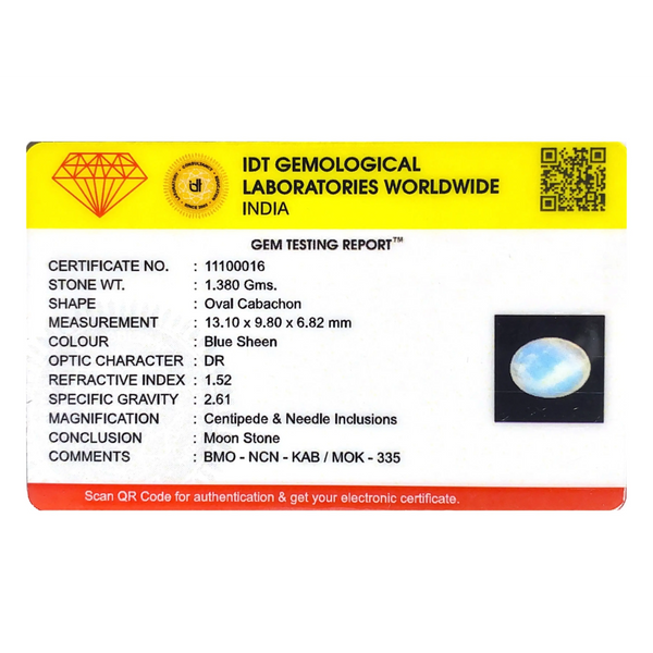 Blue Moonstone - 6.9 Carat