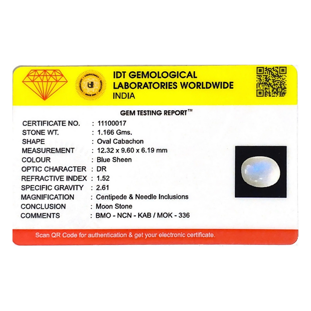 Blue Moonstone - 5.83 Carat