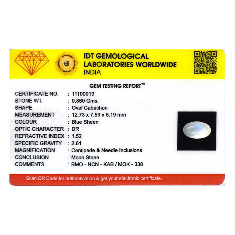 Blue Moonstone - 4.3 Carat