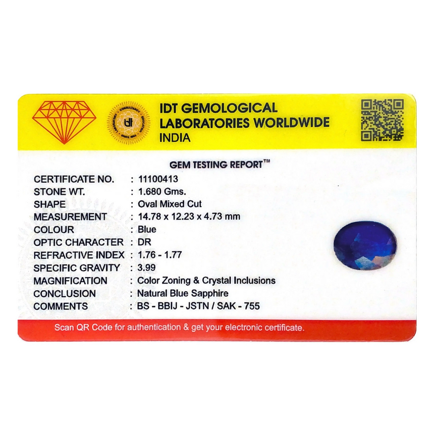Blue Sapphire - 8.4 Carat