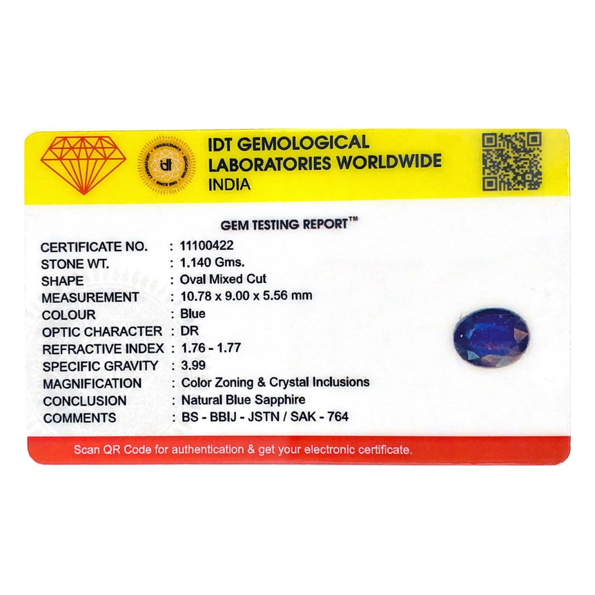 Blue Sapphire - 5.7 Carat