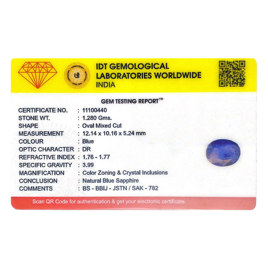 Blue Sapphire - 6.4 Carat