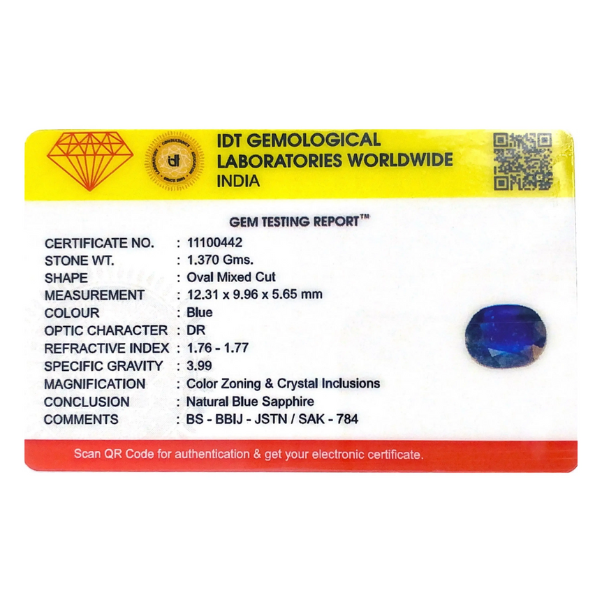Blue Sapphire - 6.85 Carat