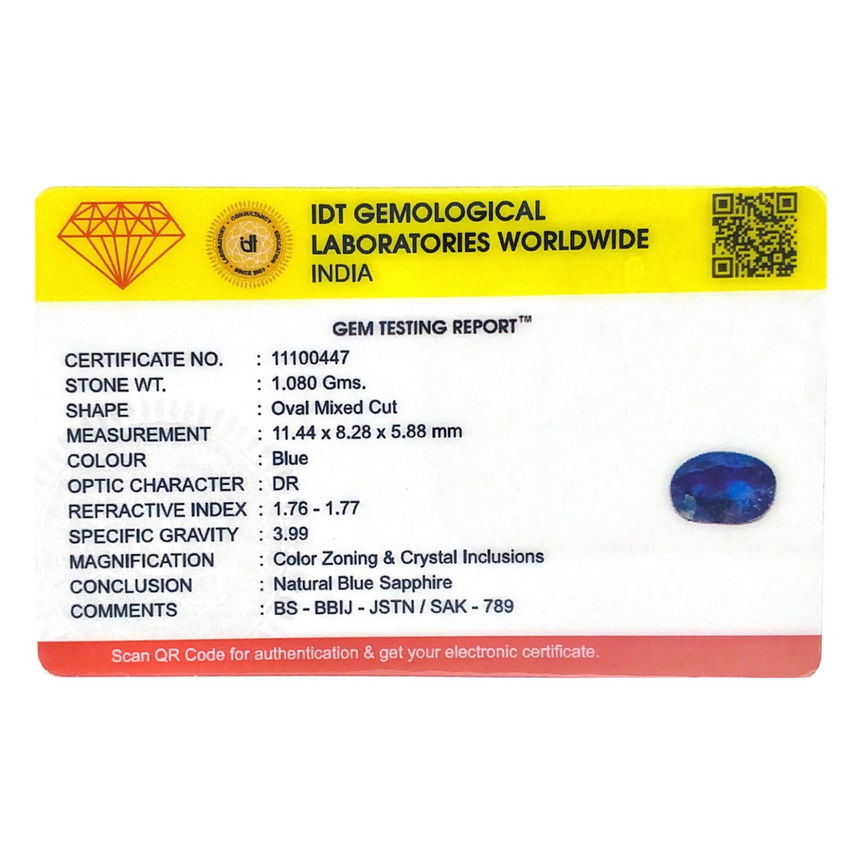 Blue Sapphire - 5.4 Carat