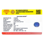 Blue Sapphire - 7.8 Carat