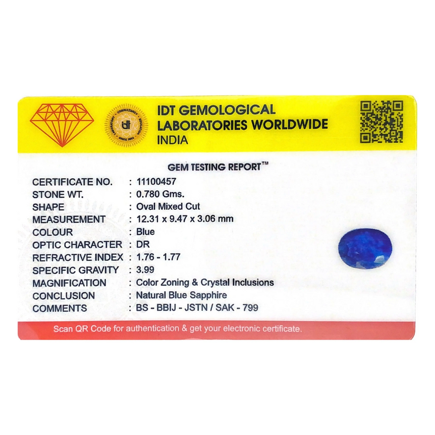 Blue Sapphire - 3.9 Carat