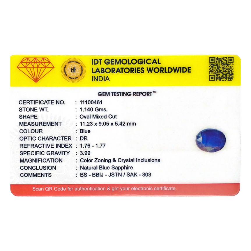 Blue Sapphire - 5.7 Carat