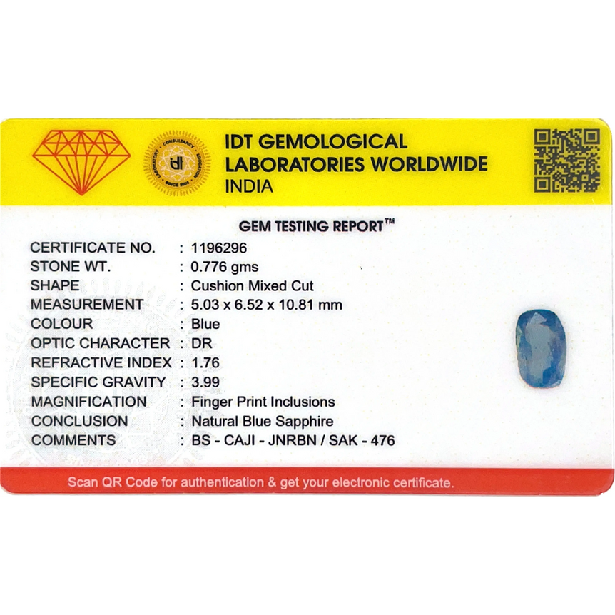 Blue Sapphire - 3.88 Carat