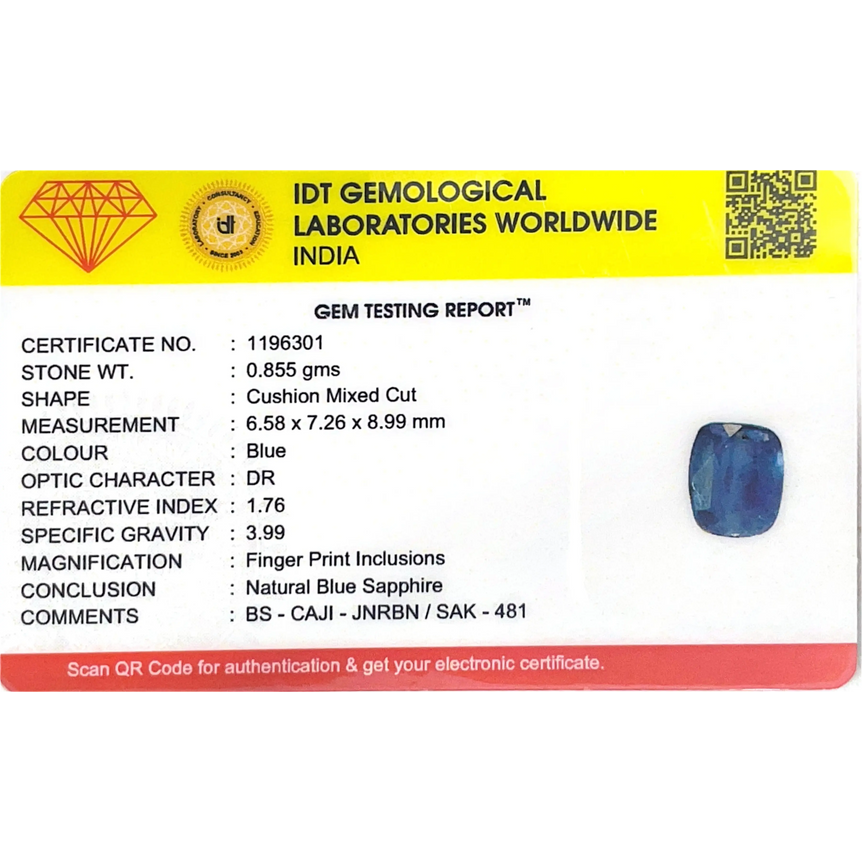 Blue Sapphire - 4.28 Carat