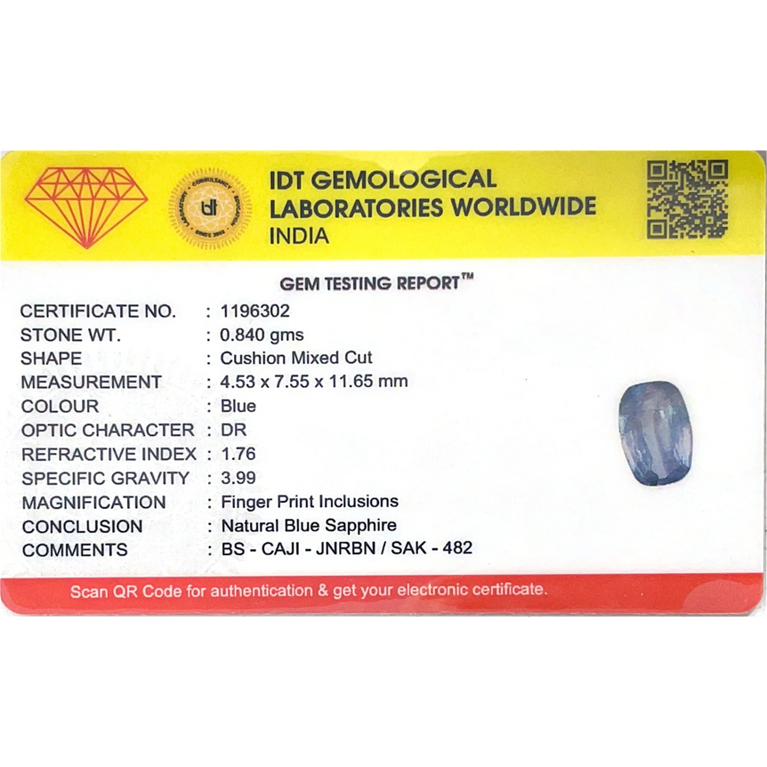 Blue Sapphire - 4.2 Carat