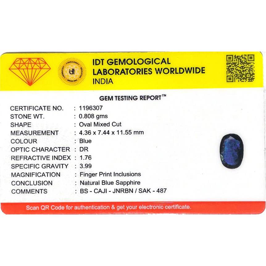 Blue Sapphire - 4.04 Carat