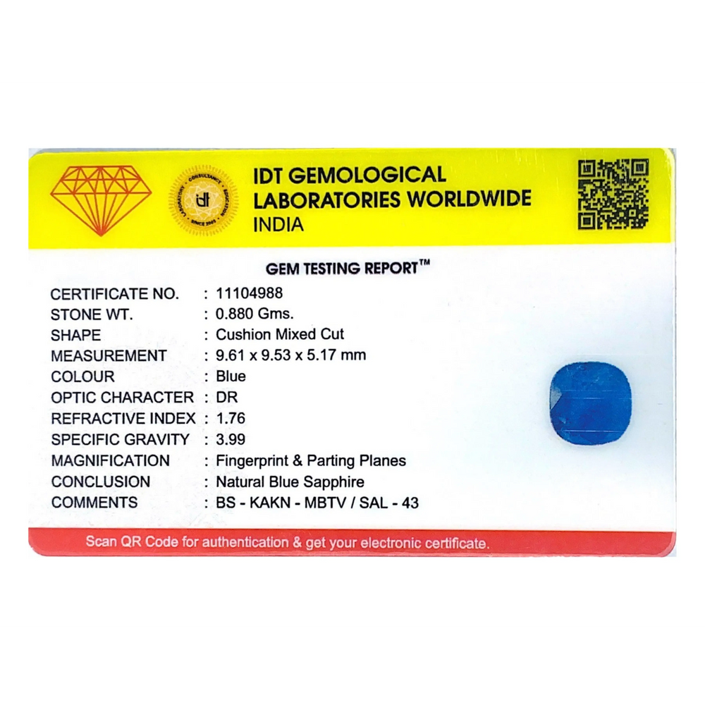 Blue Sapphire - 4.4 Carat