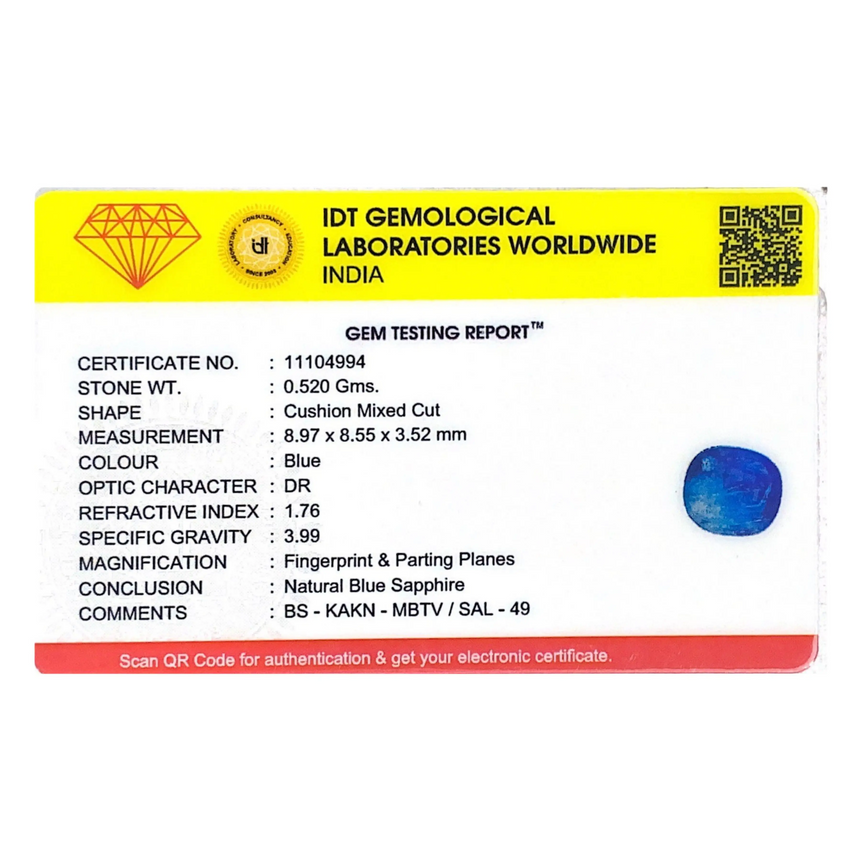 Blue Sapphire - 2.6 Carat