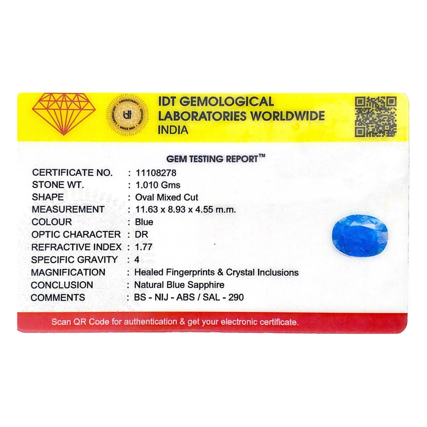 Blue Sapphire - 5.05 Carat