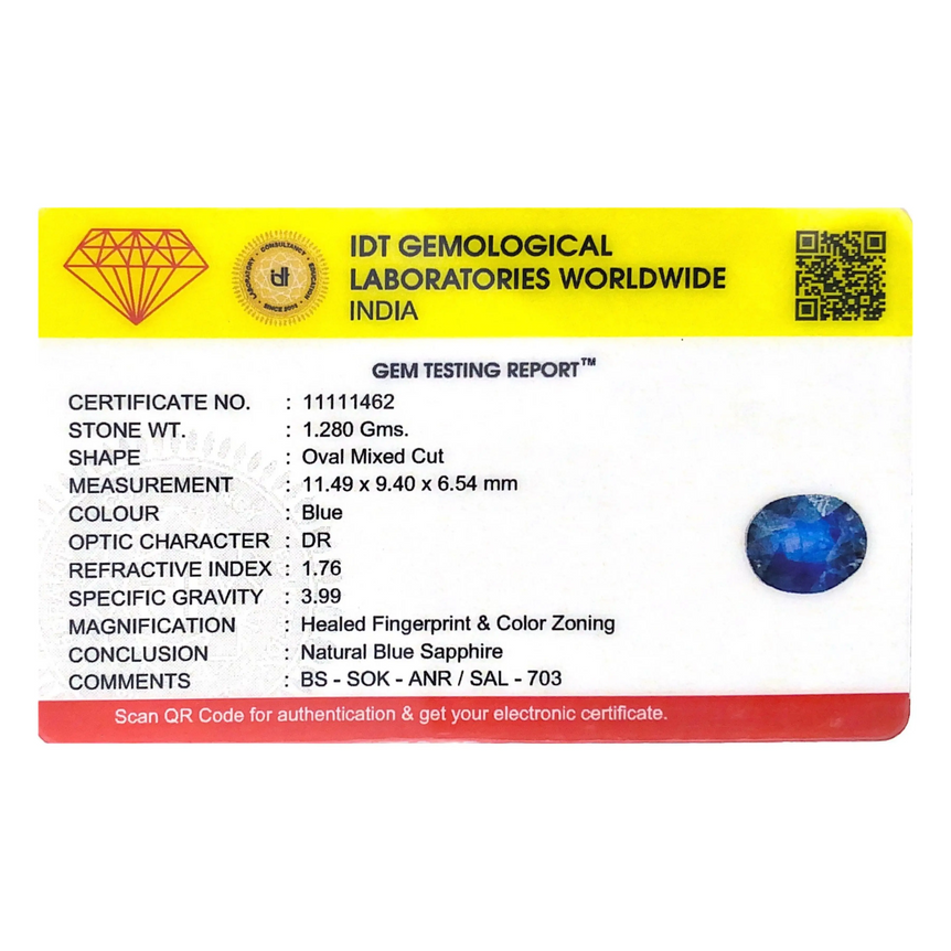 Blue Sapphire - 6.4 Carat