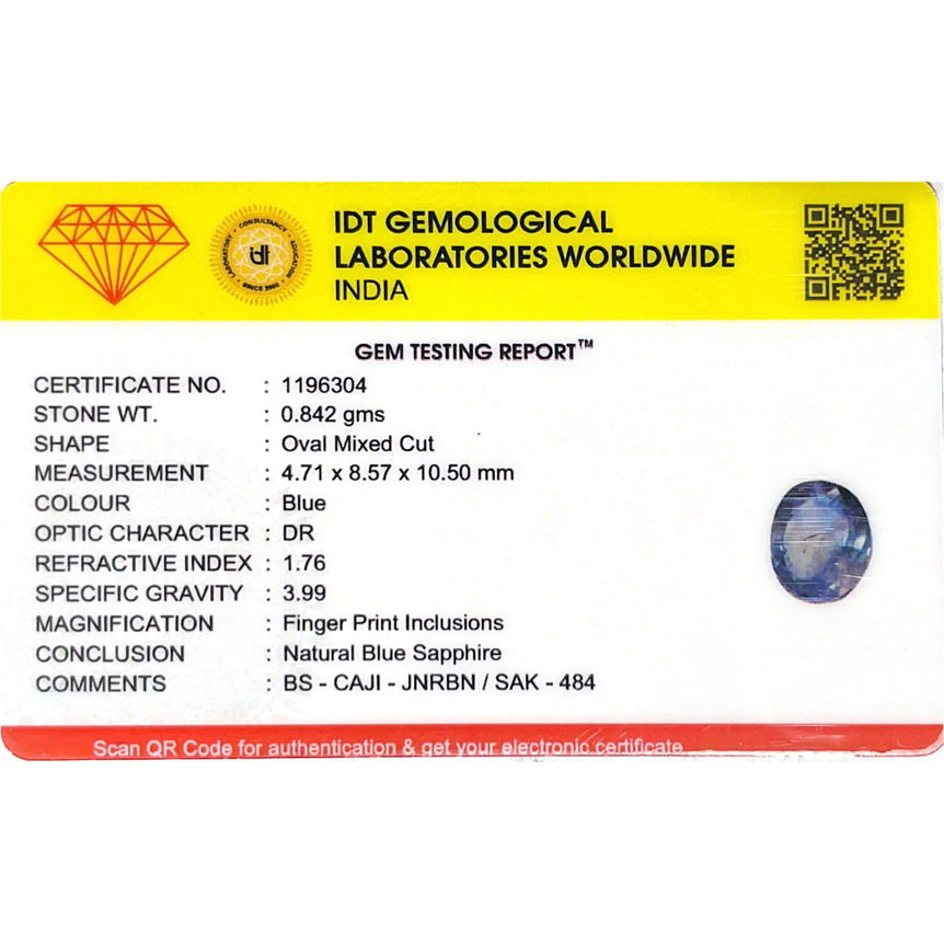 Blue Sapphire - 4.21 Carat