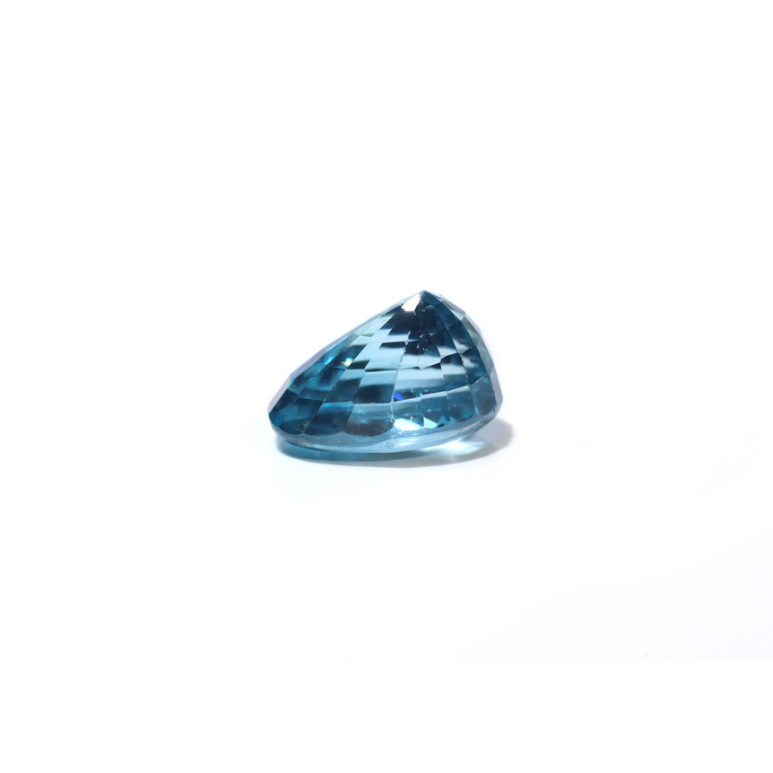 Blue Zircon - 7.05 Carat