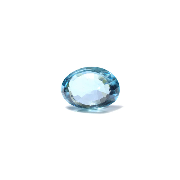 Blue Zircon - 5.95 Carat