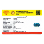 Blue Zircon - 5.05 Carat