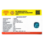 Blue Zircon - 5.4 Carat