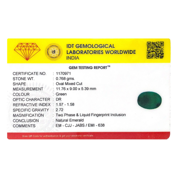 Emerald - 3.84 Carat