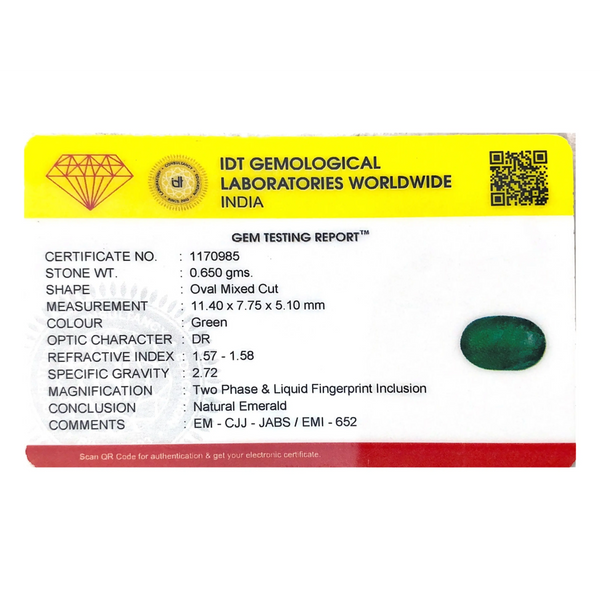 Emerald - 3.25 Carat