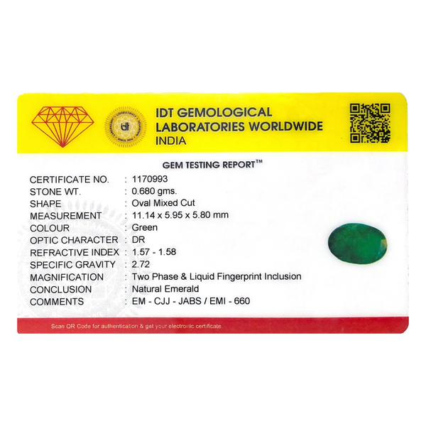 Emerald - 3.4 Carat