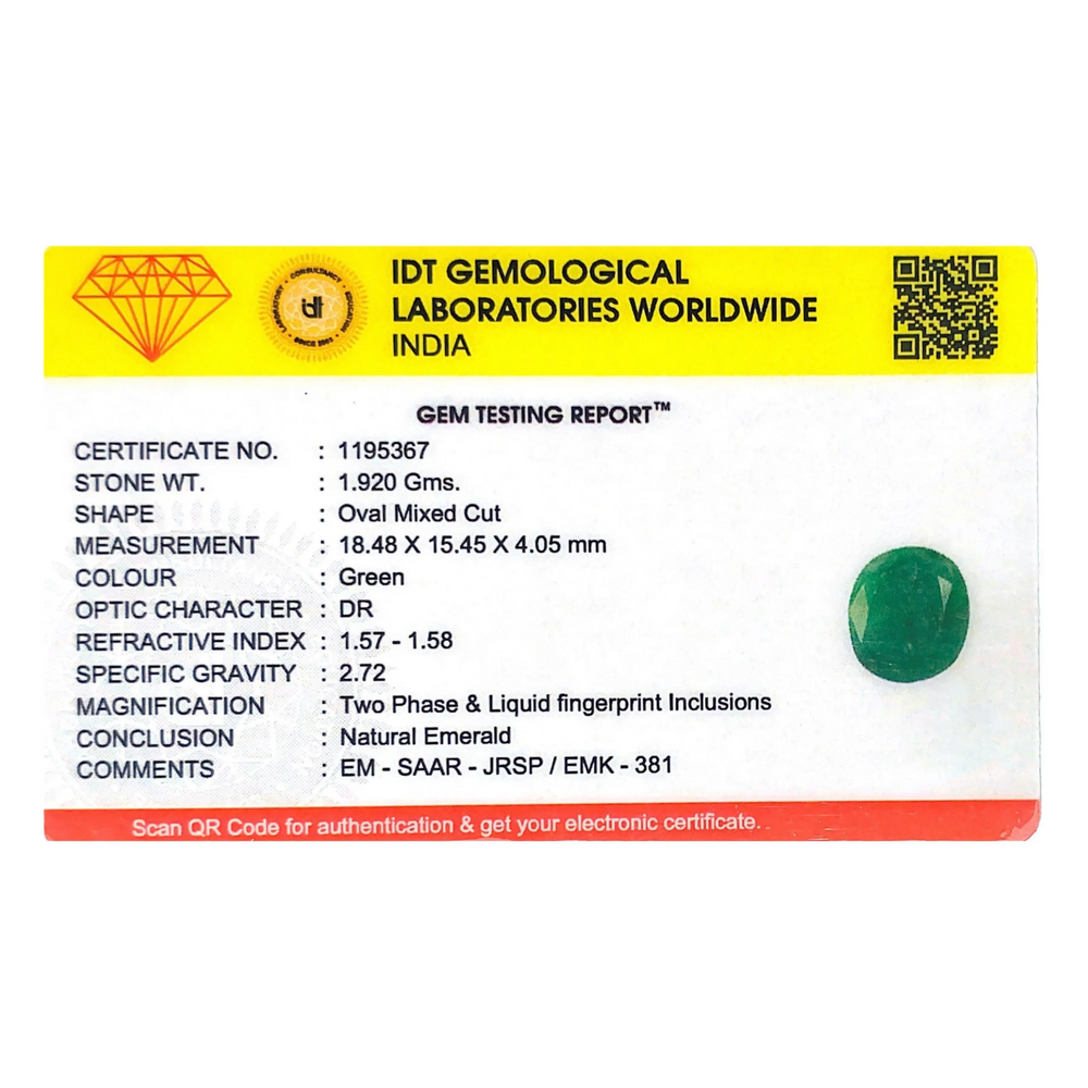 Emerald - 9.6 Carat