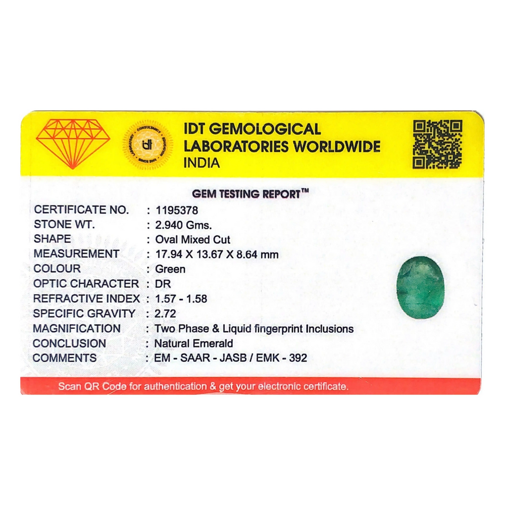 Emerald - 14.7 Carat