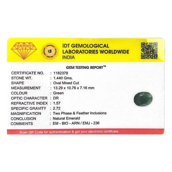 Emerald - 7.2 Carat - Pramogh