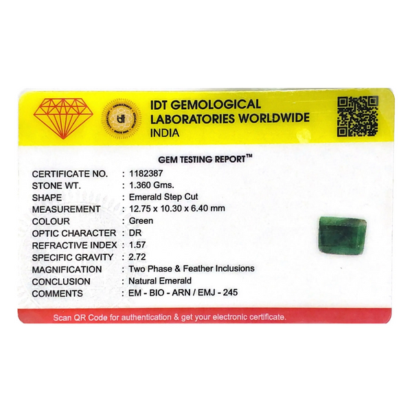 Emerald - 6.8 Carat