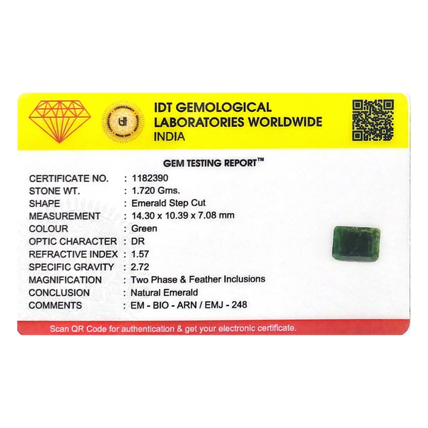 Emerald - 8.6 Carat - Pramogh