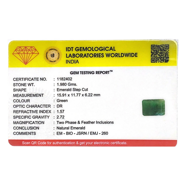 Emerald - 9.9 Carat - Pramogh