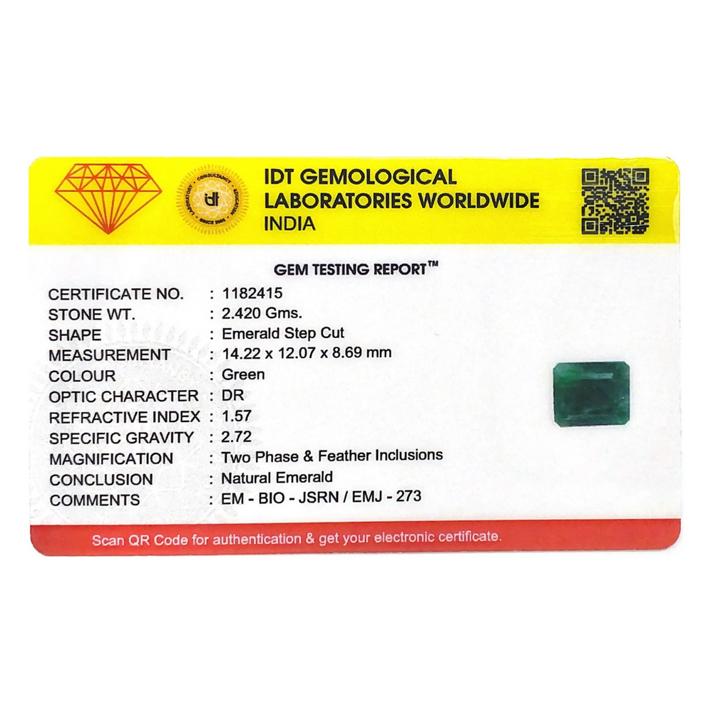 Emerald - 12.1 Carat - Pramogh
