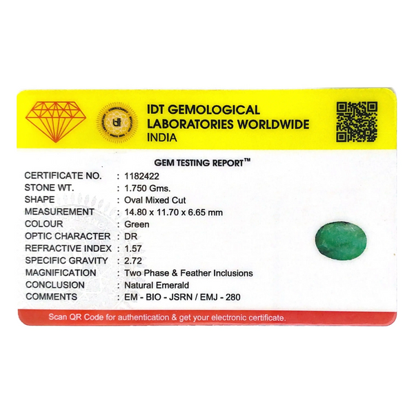 Emerald - 8.75 Carat - Pramogh