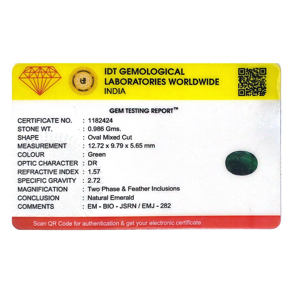 Emerald - 4.93 Carat - Pramogh