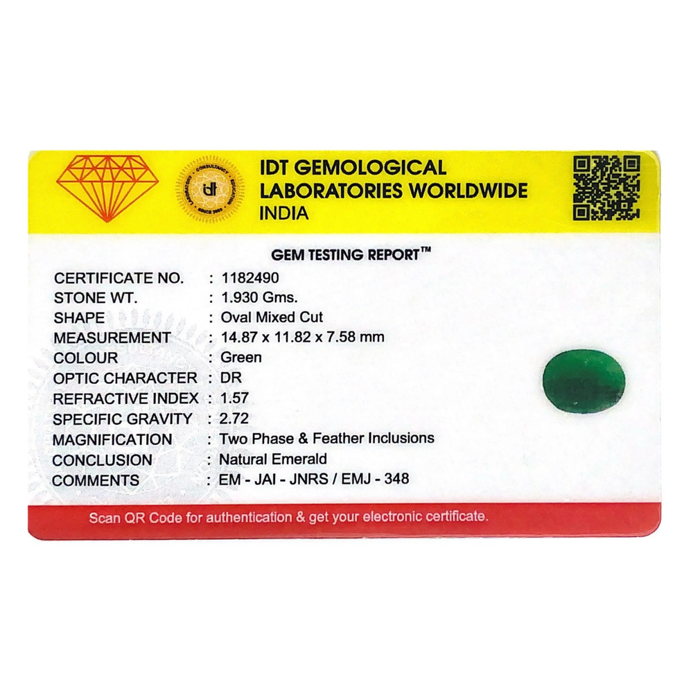 Emerald - 9.65 Carat - Pramogh