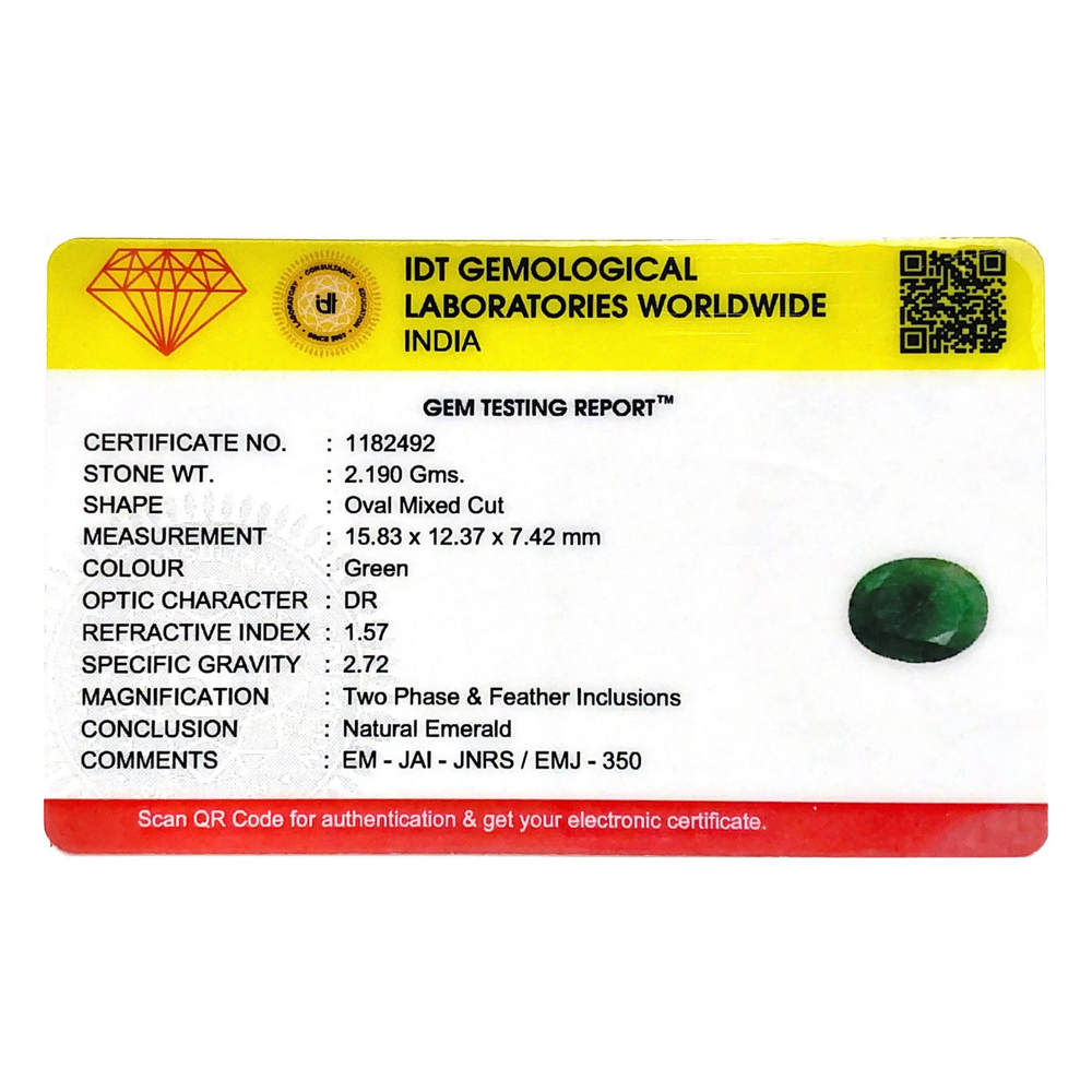 Emerald - 10.95 Carat - Pramogh