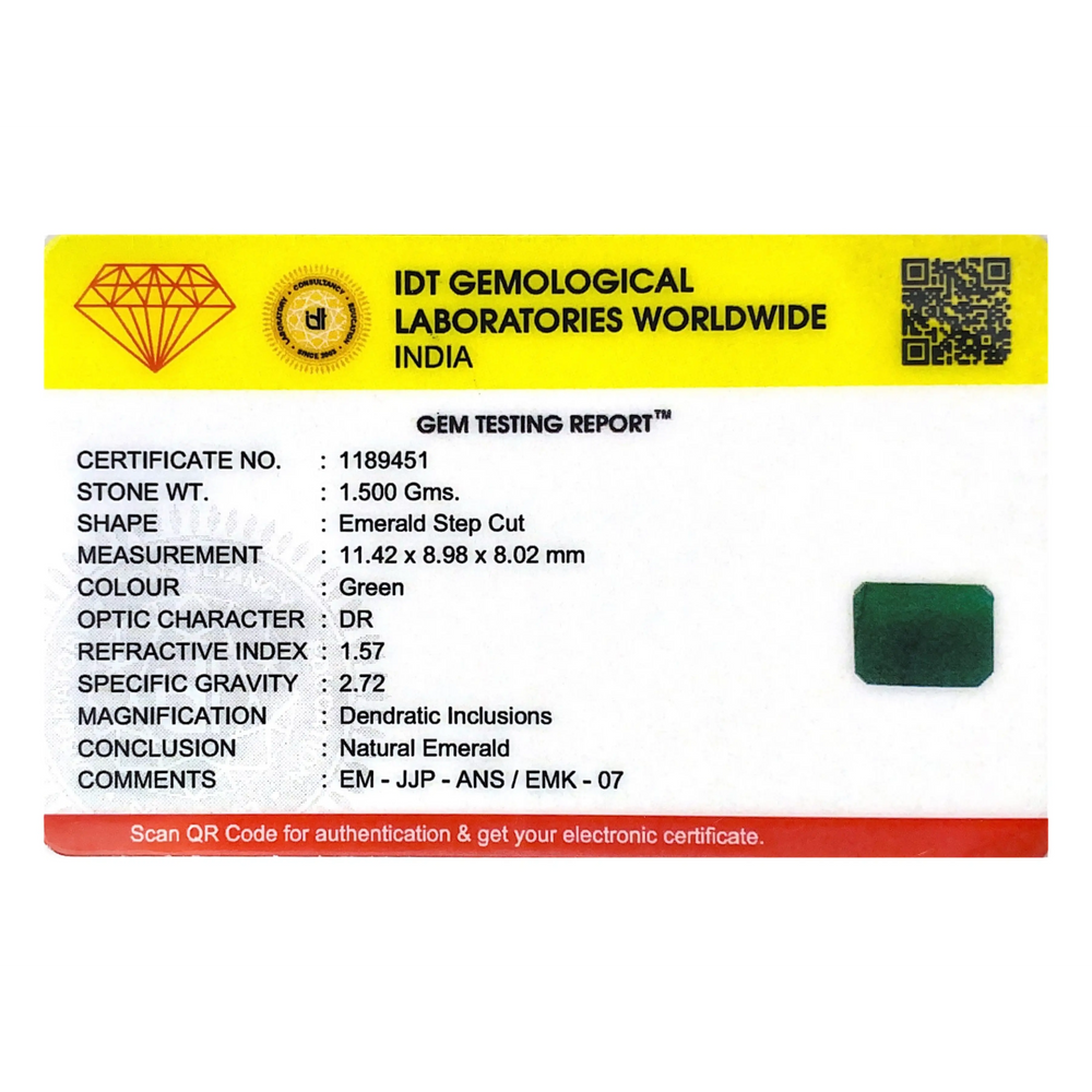 Emerald - 7.5 Carat